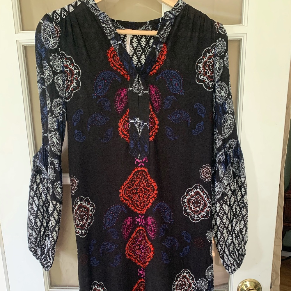 Free People Tunic Dress With Fitted Underlay